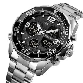 Часы спортивные SKMEI 1649SB, Армейские часы противоударные, Мужские армейские RO-648 водостойкие тактические