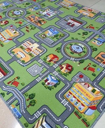 Дитячий килим з дорогою Містечко Small City | Зображення 3