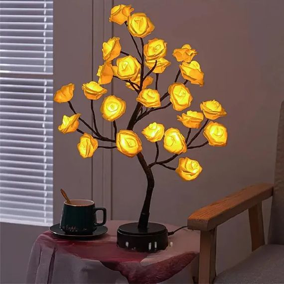 Настільний світильник Дерево з трояндами XPRO 24LED (234574718_378)