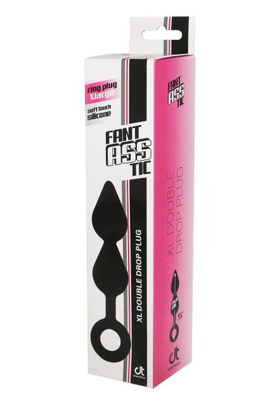 Анальная пробка с кольцом двойная Dream Toys FANTASSTIC XL sexstyle | Зображення 7