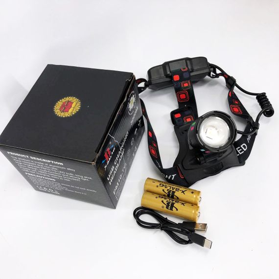 Ліхтар налобний UI-316 акумуляторний SY-8086-PM10-TG | Зображення 4