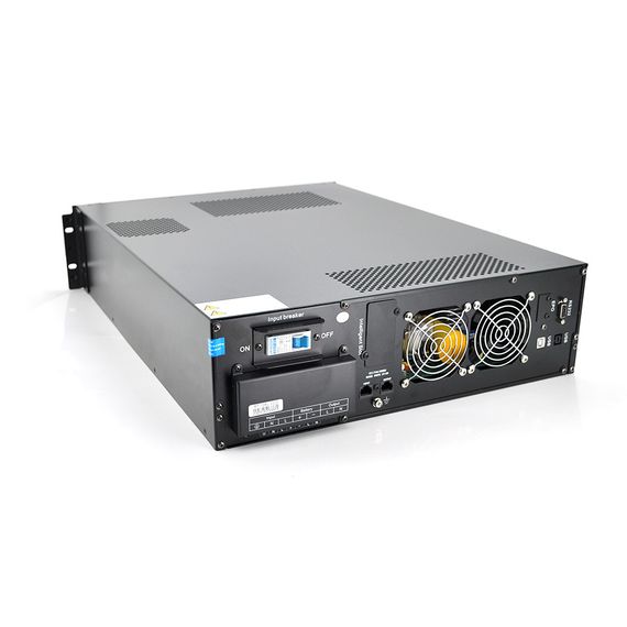 ДБЖ з правильною синусоїдою ONLINE Ritar RT-10KL-LCD, RACK 10000VA(9000Вт), 192В, Струм макс. 5A, під зовн.АКБ | Зображення 1