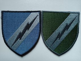 Шеврон 19 окремий полк радіо і радіотехнічної розвідки 2шт (кльоровий+зелений)