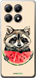 Чохол на Xiaomi 14T 5G Єнотик з кавуном "4605u-3773-2448"