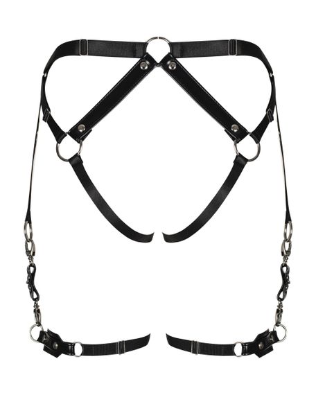 Гартері Obsessive A762 HARNESS Black XL / XXL, Черный, XL/XХL | Зображення 5