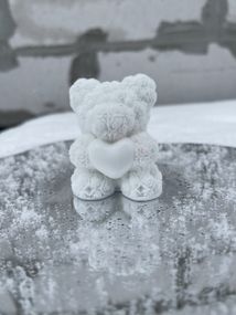 Мыло ручной работы Мишка в розах