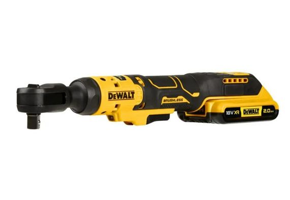 Гайкокрут кутовий - ключ-храповик акумуляторний DeWalt з АКБ та ЗП DCF512D1