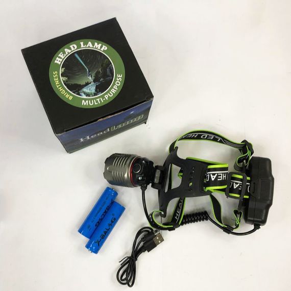 Супер потужний ліхтар налобний Police BL-A17-P50 NB-109 MICRO USB | Зображення 2