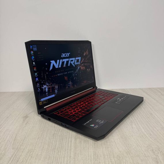 Ігровий ноутбук Acer Nitro 5 AN517-51 / 17.3" (1920x1080) IPS / Intel Core i7-9750H (6 (12) ядра по 2.6 - 4.5 GHz) / 16 GB DDR4 / 128 GB SSD + 2000 GB HDD / nVidia GeForce RTX 2060, 6 GB GDDR6, 192-bit / WebCam б/в | Зображення 3