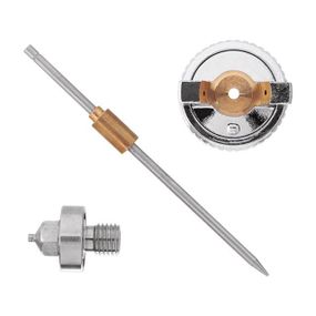 Комплект форсунки 0.8 мм для фарбопульта HVLP РТ-0101 (форсунка, повітряна головка, голка) INTERTOOL PT-20021