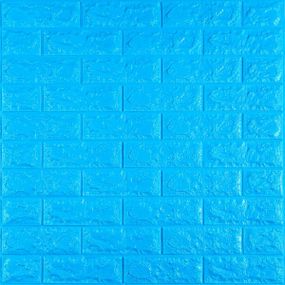 3D панель самоклейна цегла Синій 700x770x7мм (003-7) SW-00000060