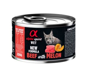 Корм Alpha Spirit Beef with Melon for Adult Cat влажный с говядиной и дыней для взрослых котов 200 гр