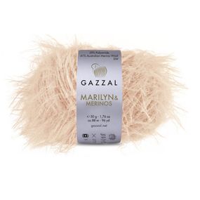 Пряжа для в'язання MARILYN & MERINOS № 8271 (Мерілін і Меринос) Gazzal нитки для плетіння спицями та гачком