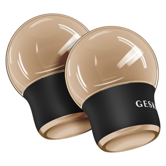 Массажер для лица и тела GESKE Cool&Warm Face and Body Massager 7в1 starlight, Серый | Зображення 5