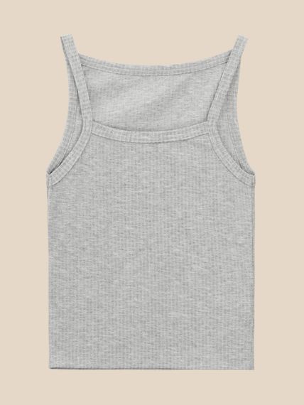 Майка однотонна жіноча LAWA WTC02487 M Сірий меланж shop (2000999640858) | Зображення 2