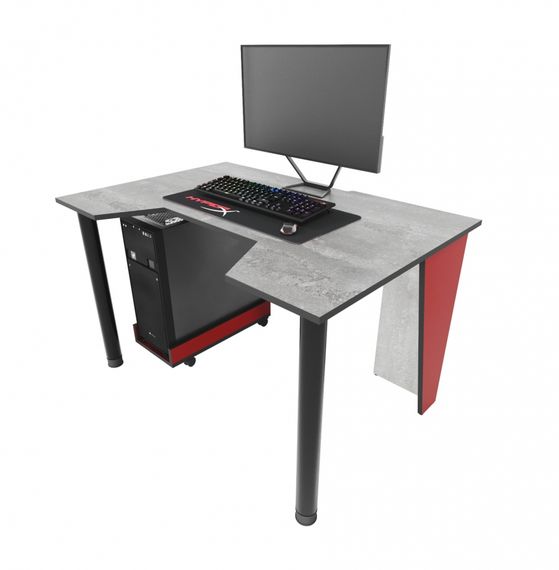 Стол геймерский ZEUS GAMER-1 бетонкрасный | Зображення 2
