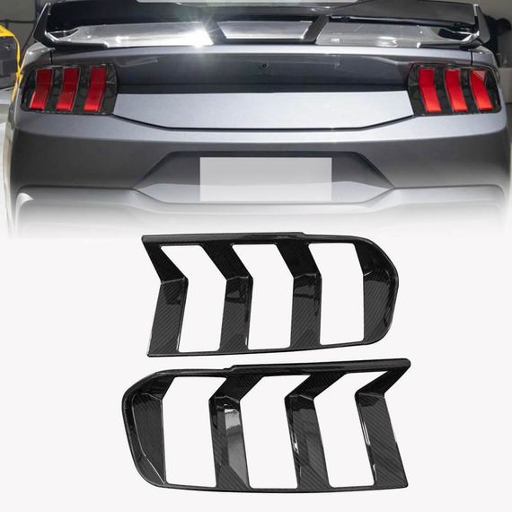 Накладки на Задние Фонари (Карбон) для Ford Mustang 2024- гг