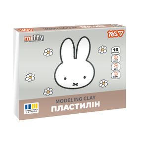 Пластилін YES Miffy 540720 16 кольорів