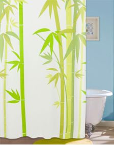 Шторка для ванни і душу Green Bamboo 180x180 (NJ10109)