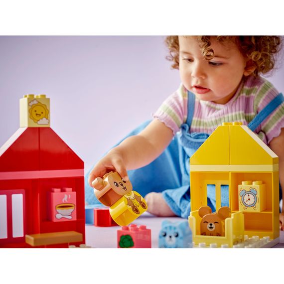 Конструктор LEGO DUPLO My First Повсякденні процедури: Час вечері й сну 28 деталей (10414) | Зображення 5