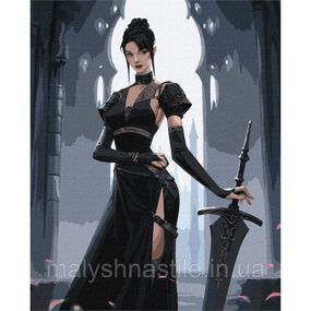 Картина по номерам "Отважная девушка" KHO8396 40х50 см