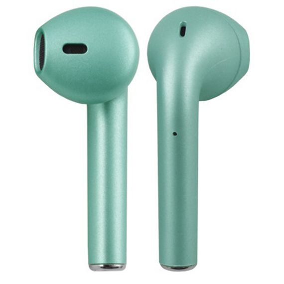 Бездротові навушники блютуз гарнітура inPods 12 simple TWS bluetooth V5.0 сенсорні. Колір: XH-254 жовтий металік | Зображення 5