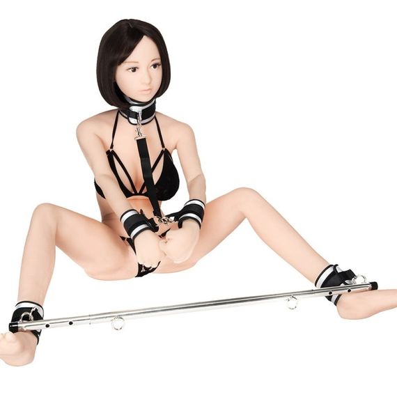 Комплект фиксирующей распорки с регулировкой Roоmfun Adjustable Spreader Bar Kit черный/серый sexstyle | Зображення 1