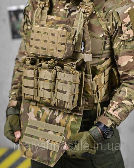 Плитоніска 4 швидких скидання з наплічником Cordura мультикам ДЛ63963 | Зображення 5