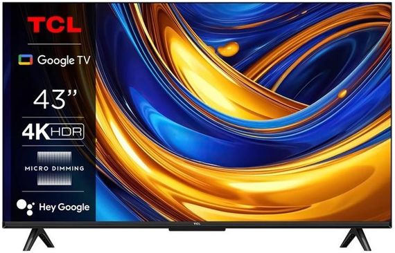 Телевізор TCL 43' LED 4K 60Hz Smart Google TV Titan (43P69B)