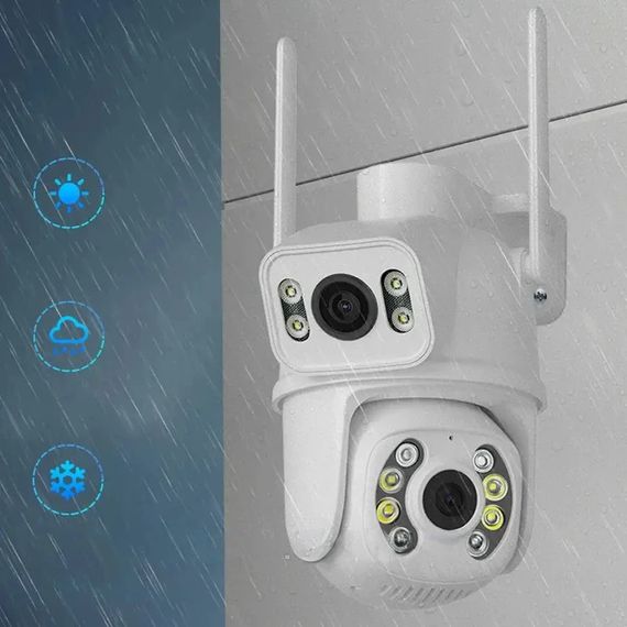 Вулична камера відеоспостереження з нічним баченням до 30 м XPRO DS-2CD2043G2-IU (234568465_1608) | Зображення 4