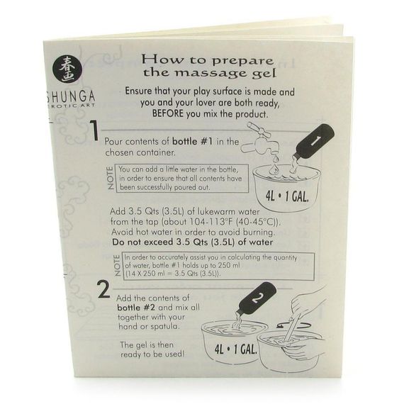 Гель для NURU-массажа Shunga Oriental Body-to-Body – Exotic Fruits (2 x 225 мл) плюс простыня sexstyle | Зображення 4