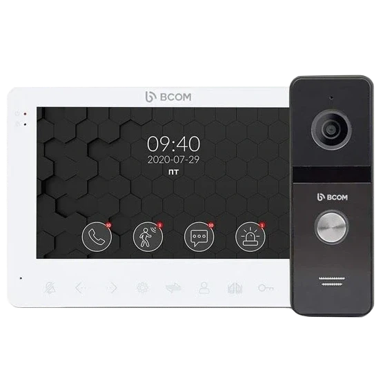 BCOM BD-780FHD White Kit Комплект відеодомофона