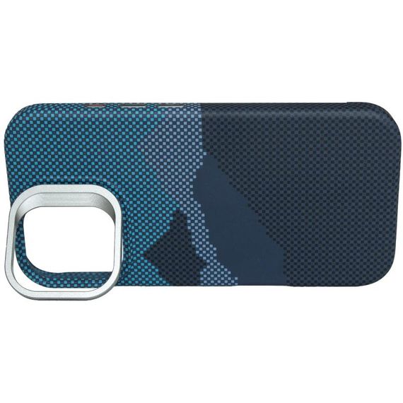 TPU чохол Pixel Craft with Magnetic Fit для Apple iPhone 16 Pro (6.3") Mountain Blue | Зображення 5
