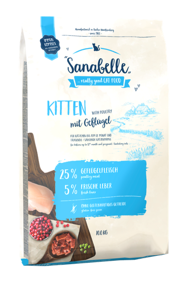 Sanabelle Kitten with Poultry Meat Сухий корм для кошенят з птицею 10 кг