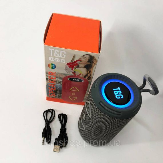 Блютуз колонка для улицы, Колонка музыкальная с подсветкой bluetooth блютуз светящаяся OD-27 | Зображення 9