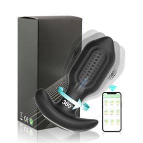 Анальная пробка с вибро Bliss APP - Vibrating Anal Plug sexstyle