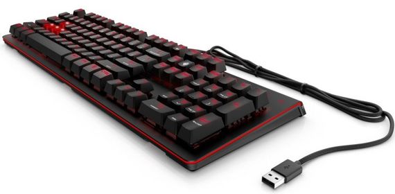 Клавиатура игровая HP OMEN Encoder USB CHERRY MX Brown (6YW75AA) | Зображення 1