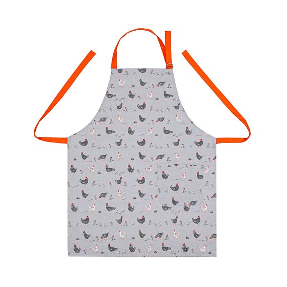 Фартух Home Line 64692 Україна   Бавовна Помаранчевий, Сірий