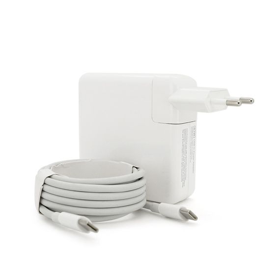 Блок живлення MERLION для ноутбука Apple MacBook USB-C 20.3V 4.3A (87 Вт)