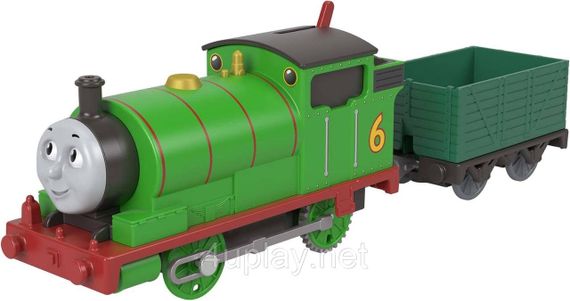 Классический моторизованный поезд Перси из юбилейной серии к 80-летию Thomas & Friends Оригинал Fisher-Price | Зображення 3