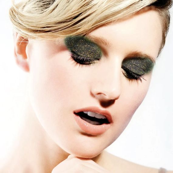 Глітерний пігмент для очей Чорний з блискітками Stargazer Glitter Eyedust №108 | Зображення 2