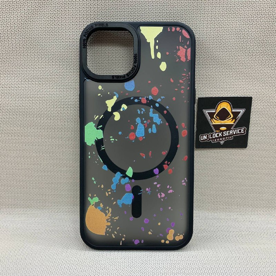 Чехол Wlons Unicorn противоударный PC+TPU для Iphone 13 MagSafe Матовый Черный