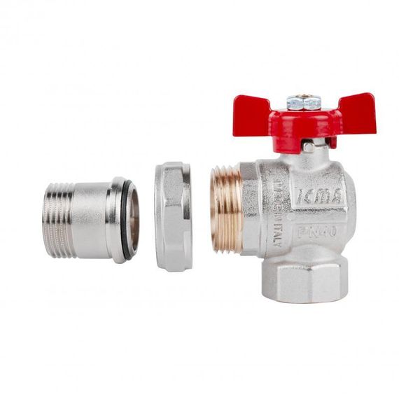 Кран кульовий Icma FAR. ROSSA 3/4" кутовий №361 | Зображення 3