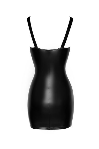 Сукня з мокрим ефектом Noir Handmade F254 Powerwetlook mini-dress, M | Зображення 6