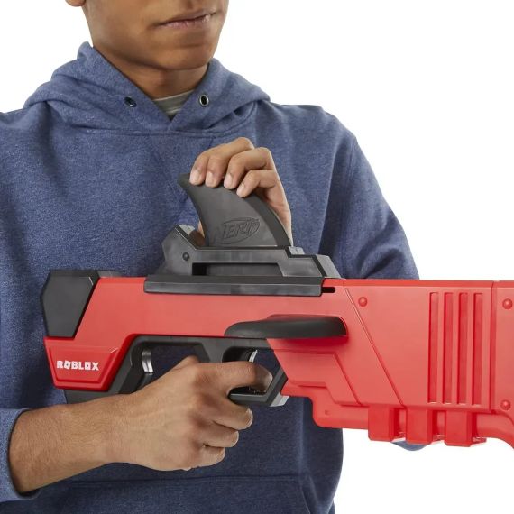 Бластер Нерф Роблокс ММ2 Оригинал Nerf Roblox MM2 Shark Seeker (F2488) эко-упаковка | Зображення 4