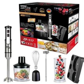 Блендер занурювальний на підставці 6в1 1500Вт Zepline ZP-117 Чорний