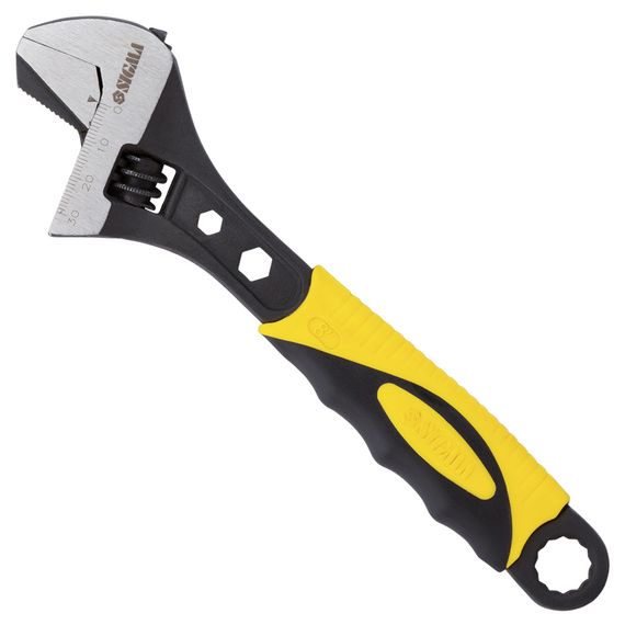 Ключ розвідний Sigma 200 мм 0-30 мм CrV (4100921) | Зображення 1