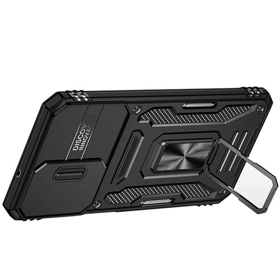 Ударостійкий чохол Camshield Army Ring для Samsung Galaxy A13 4G / A04s Чорний / Black | Зображення 3