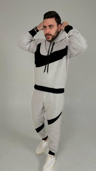 Костюм Nike з худі сірий | Зображення 3