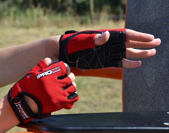 Рукавички для фітнесу Power System PS-2250 Pro Grip Red L | Зображення 9